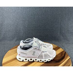 On Running Gray and White Sneakers